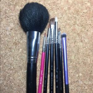 Lot of 7 makeup brushes Sigma RT Royal Langnickel